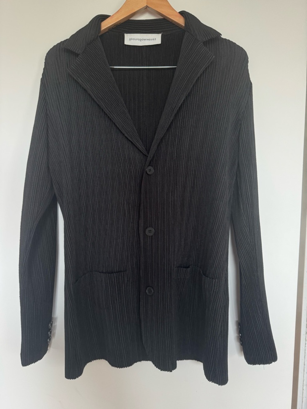 Adolfo Dominguez Crinkle Blazer